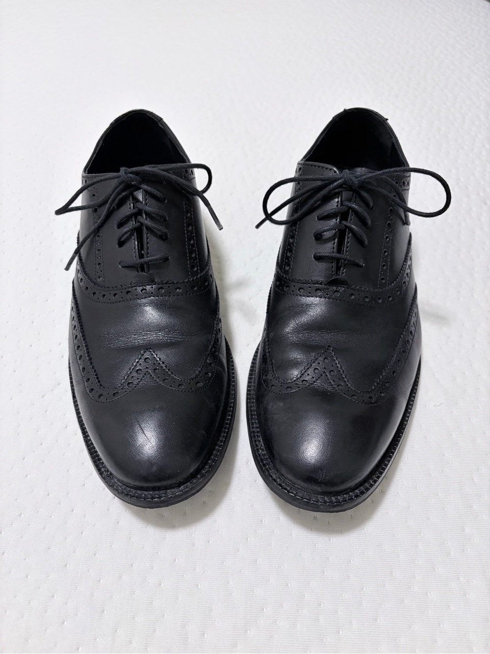 Cole Haan Williams Wing II Black Leather Wingtip Oxford Shoes Men’s 8.5 M